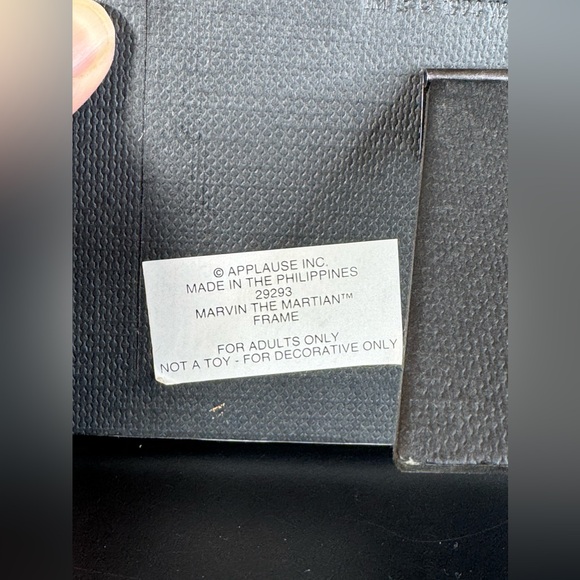 Marvin the Martian Ceramic Looney Tunes Photo Picture Frame 3.5x5 Applause 1994 - Picture 8 of 10